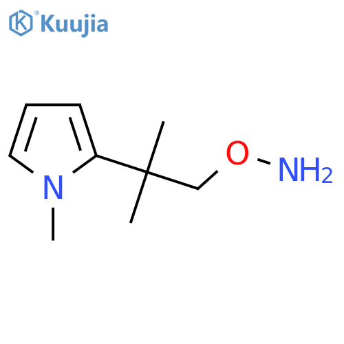 O-2-methyl-2-(1-methyl-1H-pyrrol-2-yl)propylhydroxylamine structure