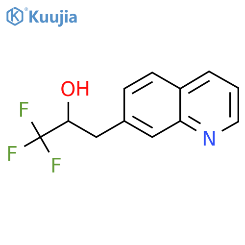 1,1,1-trifluoro-3-(quinolin-7-yl)propan-2-ol structure