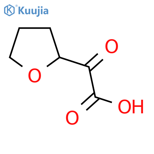 2-oxo-2-(oxolan-2-yl)acetic acid structure