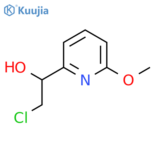 2-chloro-1-(6-methoxypyridin-2-yl)ethan-1-ol structure