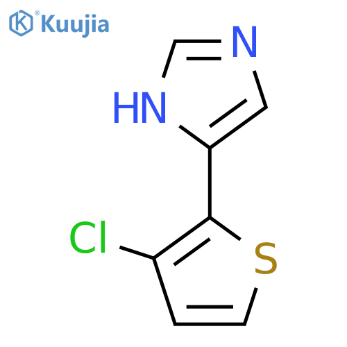 4-(3-chlorothiophen-2-yl)-1H-imidazole structure