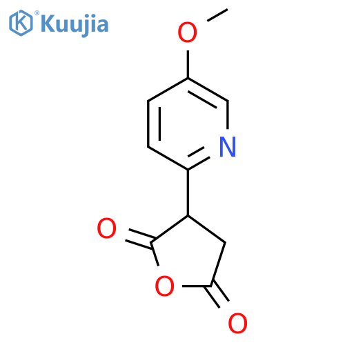 3-(5-methoxypyridin-2-yl)oxolane-2,5-dione structure