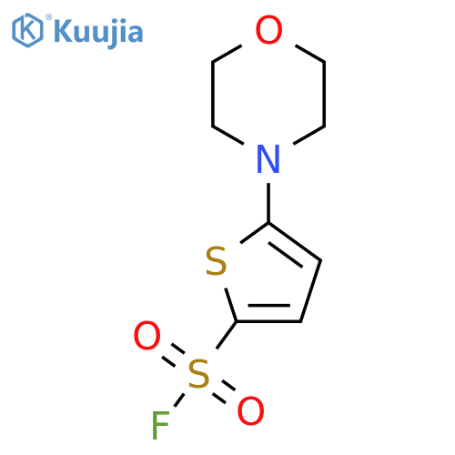 5-(morpholin-4-yl)thiophene-2-sulfonyl fluoride structure