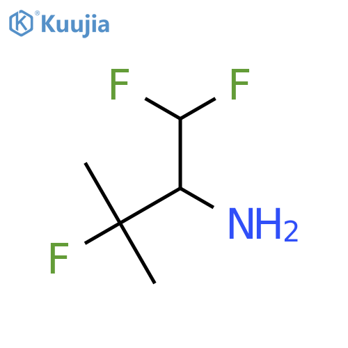 1,1,3-trifluoro-3-methylbutan-2-amine structure
