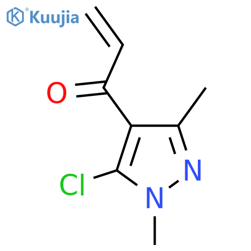 1-(5-chloro-1,3-dimethyl-1H-pyrazol-4-yl)prop-2-en-1-one structure
