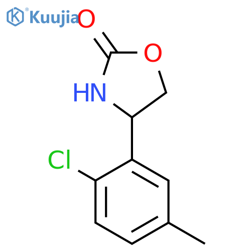 4-(2-chloro-5-methylphenyl)-1,3-oxazolidin-2-one structure