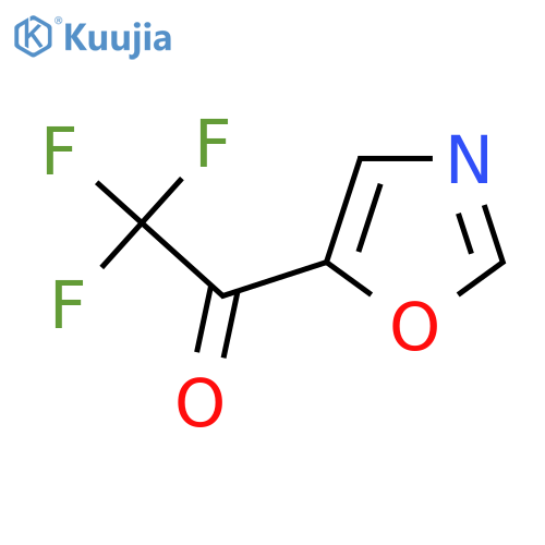 2,2,2-trifluoro-1-(1,3-oxazol-5-yl)ethan-1-one structure