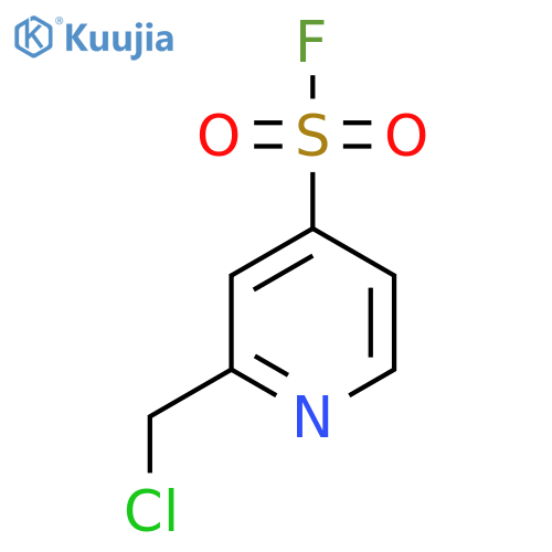 2-(Chloromethyl)pyridine-4-sulfonyl fluoride structure