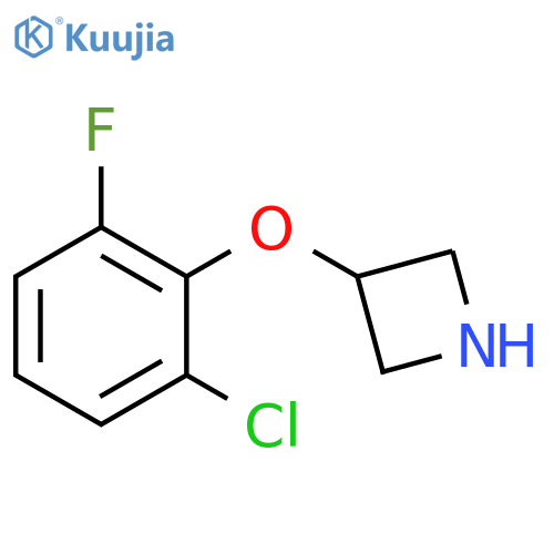 3-(2-chloro-6-fluorophenoxy)azetidine structure
