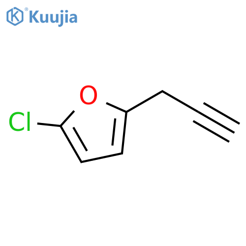 2-chloro-5-(prop-2-yn-1-yl)furan structure