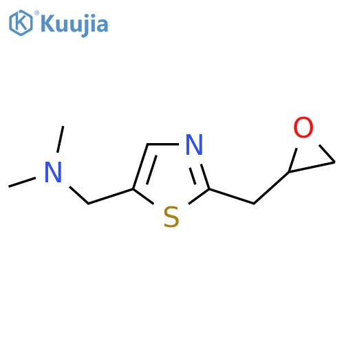 dimethyl({2-(oxiran-2-yl)methyl-1,3-thiazol-5-yl}methyl)amine structure