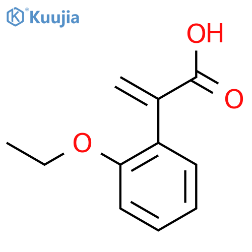 2-(2-ethoxyphenyl)prop-2-enoic acid structure