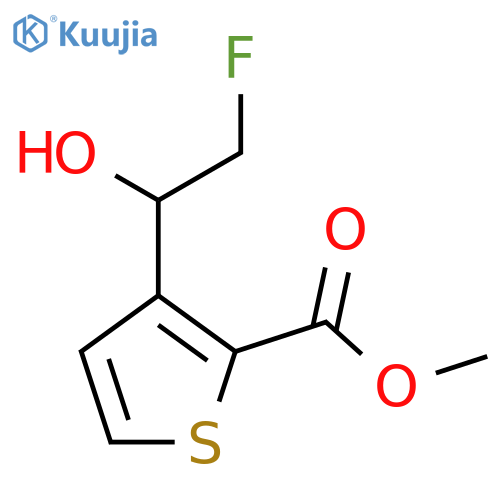 methyl 3-(2-fluoro-1-hydroxyethyl)thiophene-2-carboxylate structure