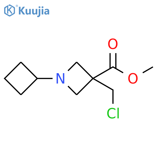methyl 3-(chloromethyl)-1-cyclobutylazetidine-3-carboxylate structure