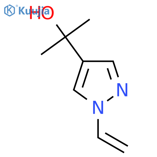 2-(1-ethenyl-1H-pyrazol-4-yl)propan-2-ol structure