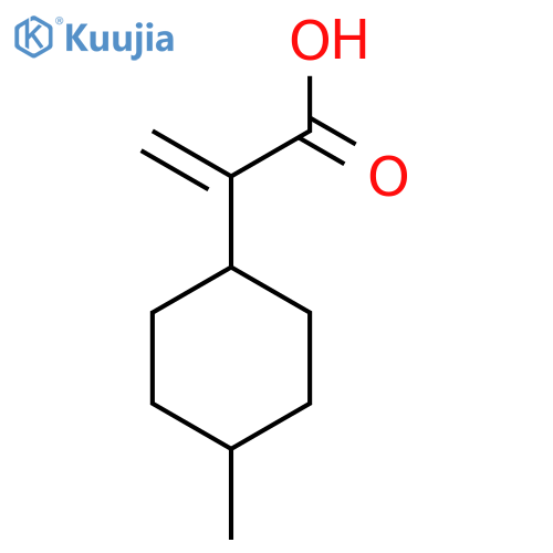 2-(4-methylcyclohexyl)prop-2-enoic acid structure