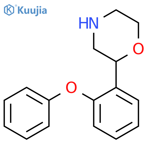 2-(2-phenoxyphenyl)morpholine structure