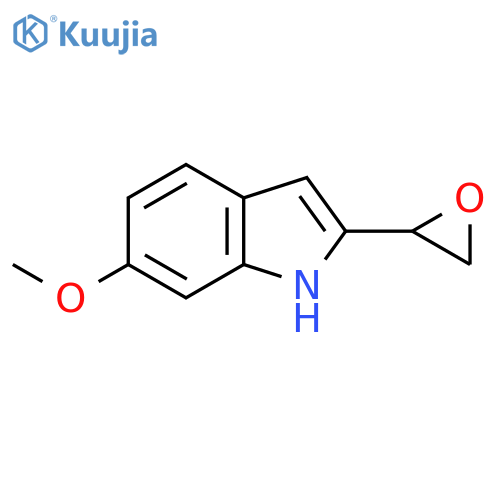 6-methoxy-2-(oxiran-2-yl)-1H-indole structure