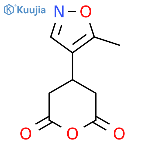 4-(5-methyl-1,2-oxazol-4-yl)oxane-2,6-dione structure