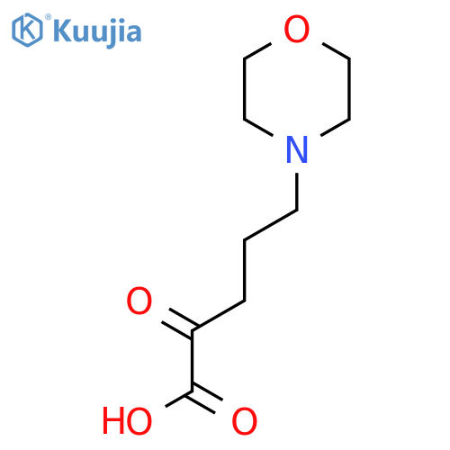 5-(morpholin-4-yl)-2-oxopentanoic acid structure