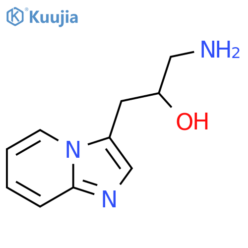 1-amino-3-{imidazo1,2-apyridin-3-yl}propan-2-ol structure