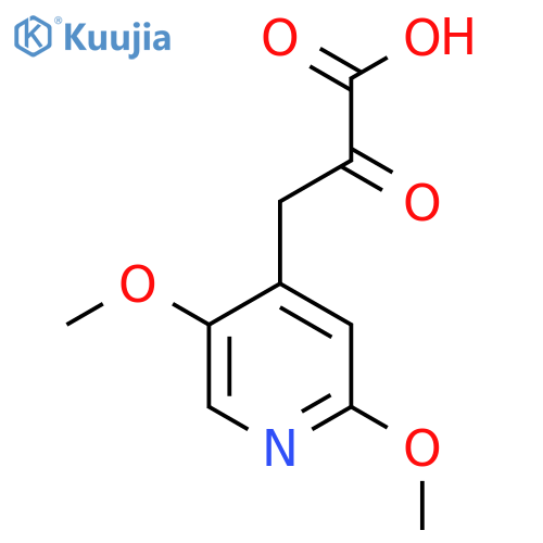 3-(2,5-dimethoxypyridin-4-yl)-2-oxopropanoic acid structure