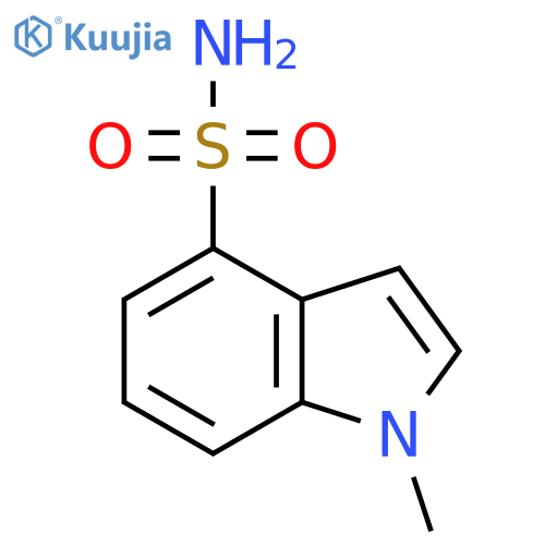 1-methyl-1H-indole-4-sulfonamide structure