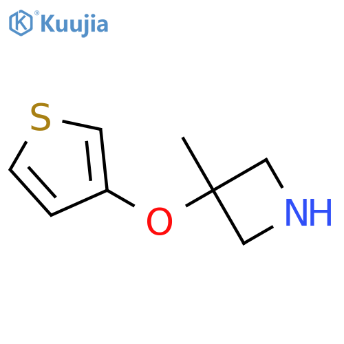 3-methyl-3-(thiophen-3-yloxy)azetidine structure