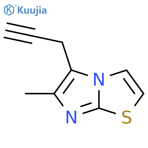 6-methyl-5-(prop-2-yn-1-yl)imidazo2,1-b1,3thiazole structure