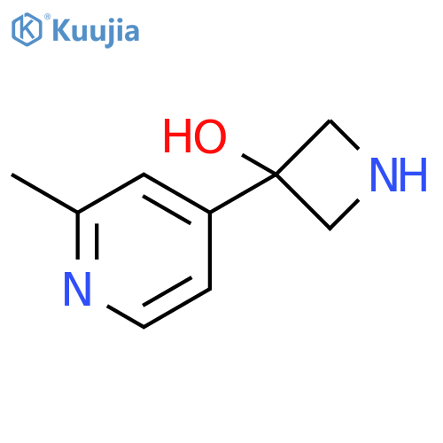 3-(2-methylpyridin-4-yl)azetidin-3-ol structure