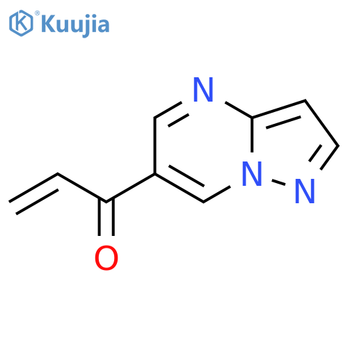 1-{pyrazolo1,5-apyrimidin-6-yl}prop-2-en-1-one structure