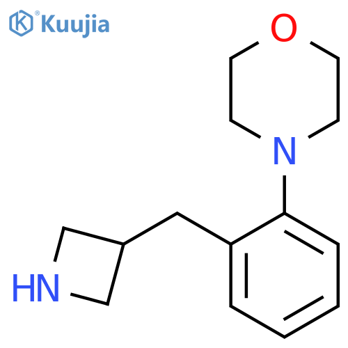 4-{2-(azetidin-3-yl)methylphenyl}morpholine structure
