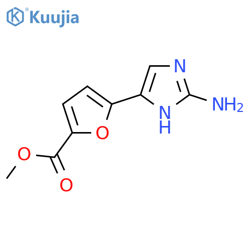 methyl 5-(2-amino-1H-imidazol-5-yl)furan-2-carboxylate structure