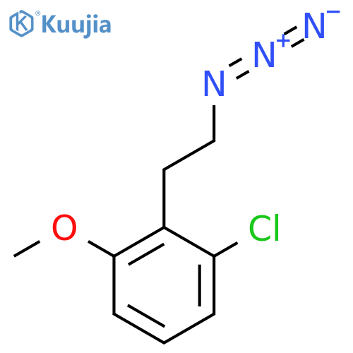 2-(2-azidoethyl)-1-chloro-3-methoxybenzene structure
