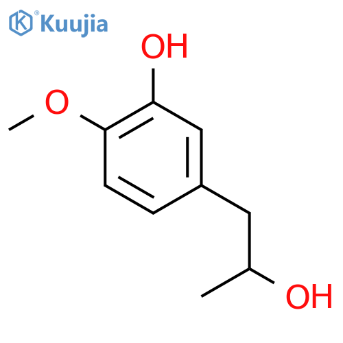 5-(2-Hydroxypropyl)-2-methoxyphenol structure