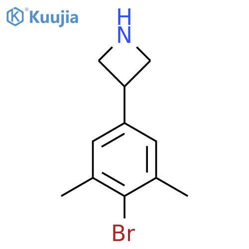 3-(4-bromo-3,5-dimethylphenyl)azetidine structure