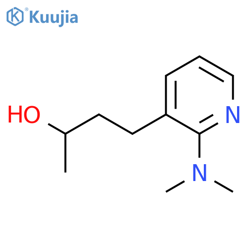4-2-(dimethylamino)pyridin-3-ylbutan-2-ol structure