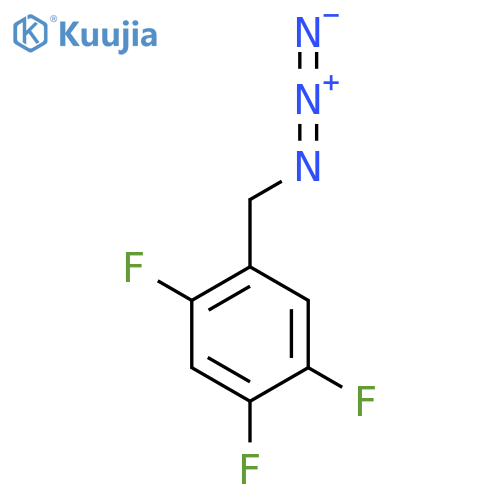 1-(azidomethyl)-2,4,5-trifluorobenzene structure