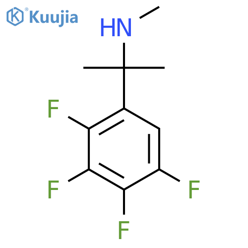 methyl2-(2,3,4,5-tetrafluorophenyl)propan-2-ylamine structure