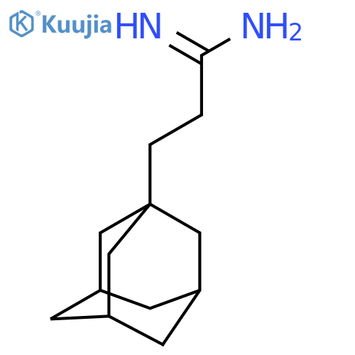 3-(adamantan-1-yl)propanimidamide structure
