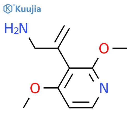2-(2,4-dimethoxypyridin-3-yl)prop-2-en-1-amine structure