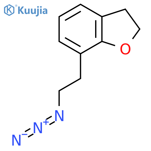 7-(2-azidoethyl)-2,3-dihydro-1-benzofuran structure