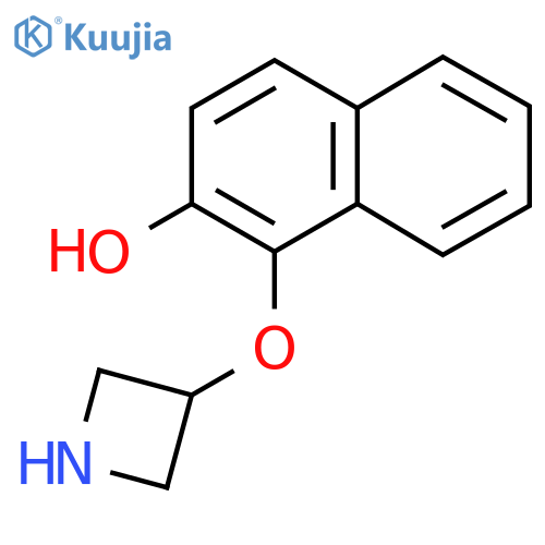1-(Azetidin-3-yloxy)naphthalen-2-ol structure