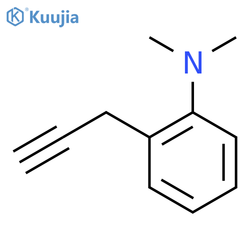 N,N-dimethyl-2-(prop-2-yn-1-yl)aniline structure