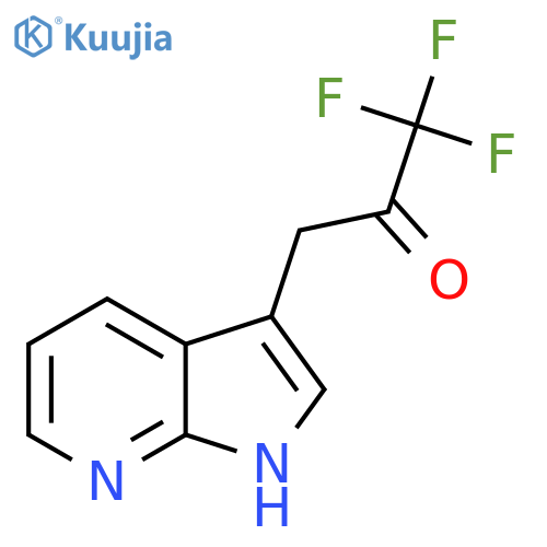 1,1,1-trifluoro-3-{1H-pyrrolo2,3-bpyridin-3-yl}propan-2-one structure