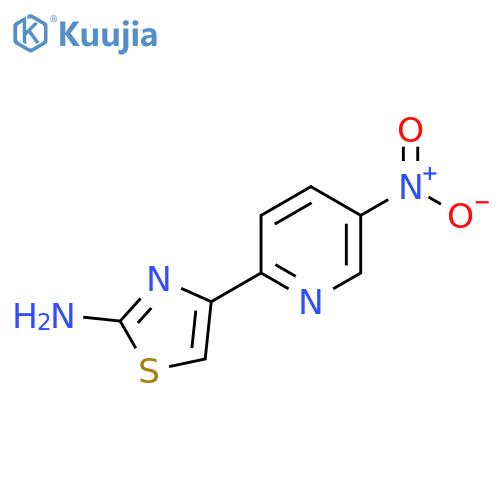4-(5-nitropyridin-2-yl)-1,3-thiazol-2-amine structure