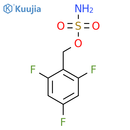 (2,4,6-trifluorophenyl)methyl sulfamate structure
