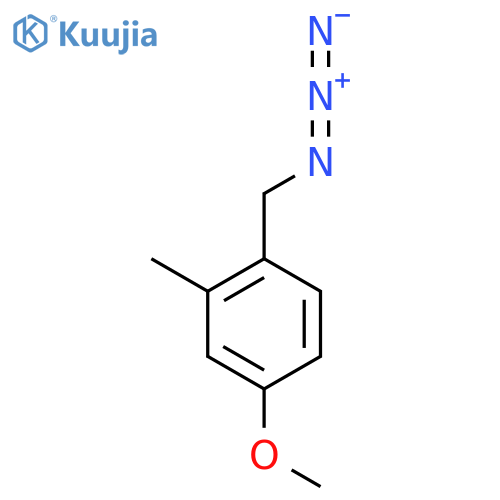 1-(azidomethyl)-4-methoxy-2-methylbenzene structure