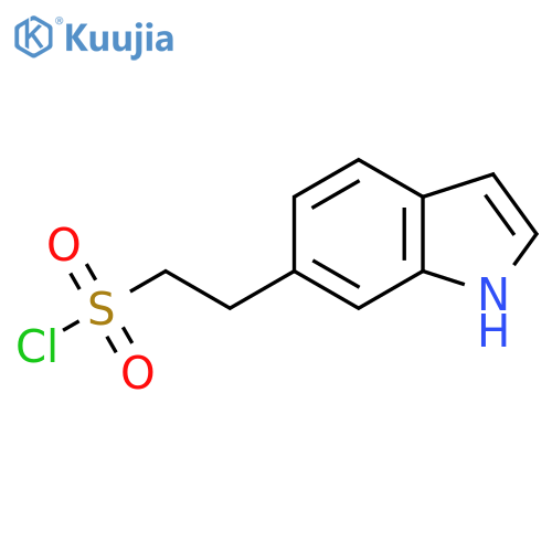 2-(1H-indol-6-yl)ethane-1-sulfonyl chloride structure