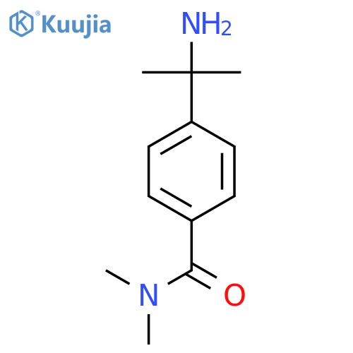 4-(2-aminopropan-2-yl)-N,N-dimethylbenzamide structure